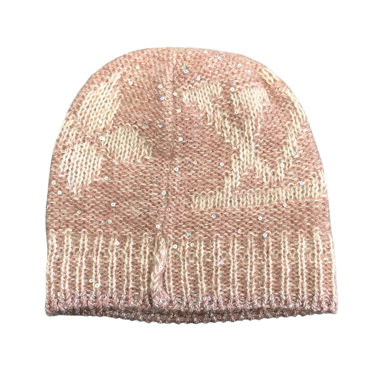 LOUIS VUITTON(ルイヴィトン) スパンコール モノグラムモヘヤ混ニット