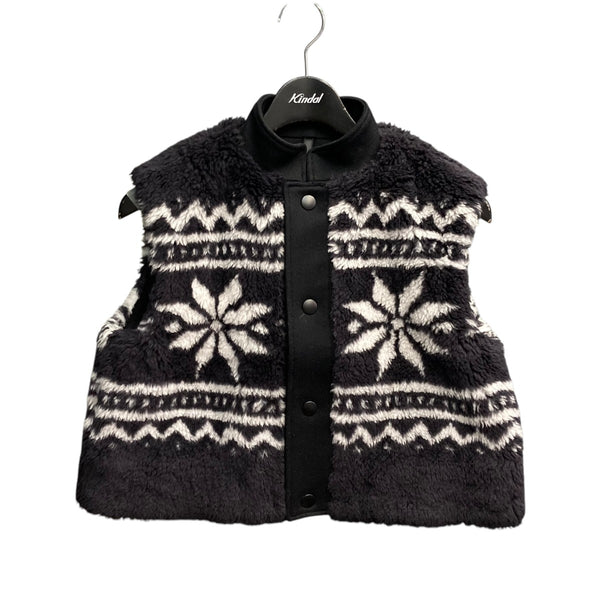 THE RERACSノルディック柄 フリースベスト THE RERACS(ザリラクス) ノルディック柄フリースベスト19FW-REBL-207L