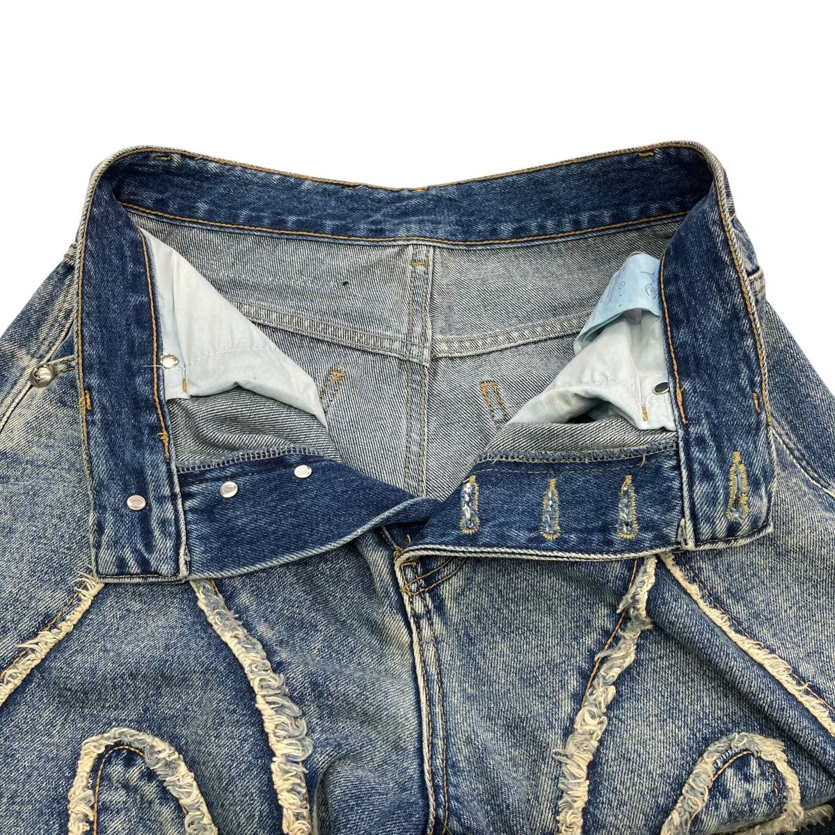 THUG CLUB(サグクラブ) 24FW TRIBAL DENIM PANTSデニムパンツ