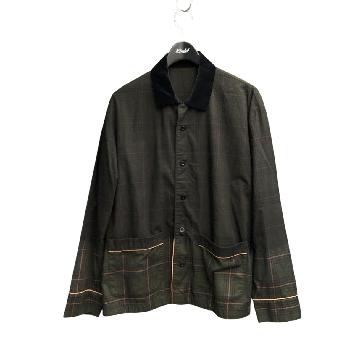 sacai(サカイ) 21SSPlaid Overdye Jacketレギュラーカラーシャツ