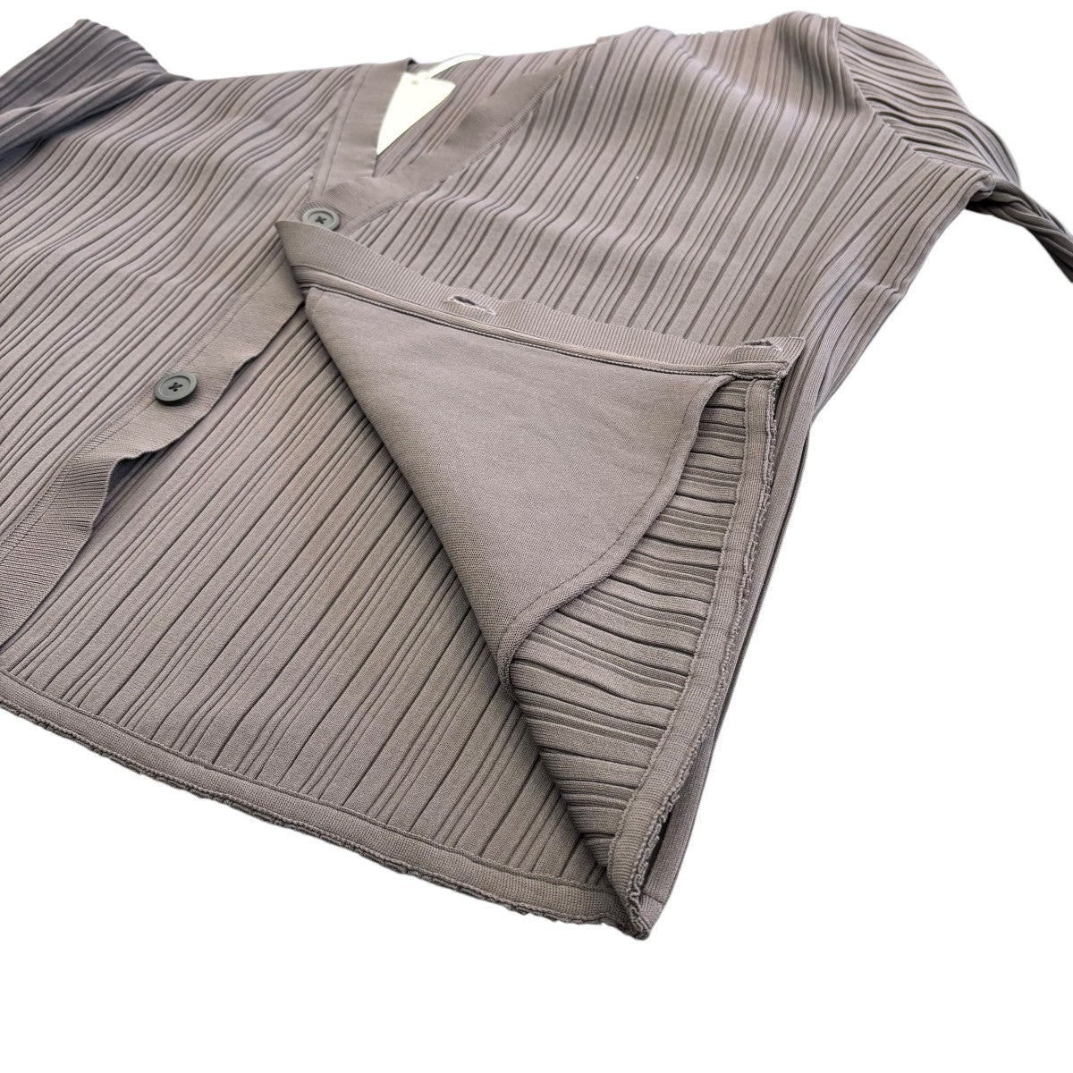 YOKE(ヨーク) 22SSPleated Knit Cardiganプリーツカーディガン