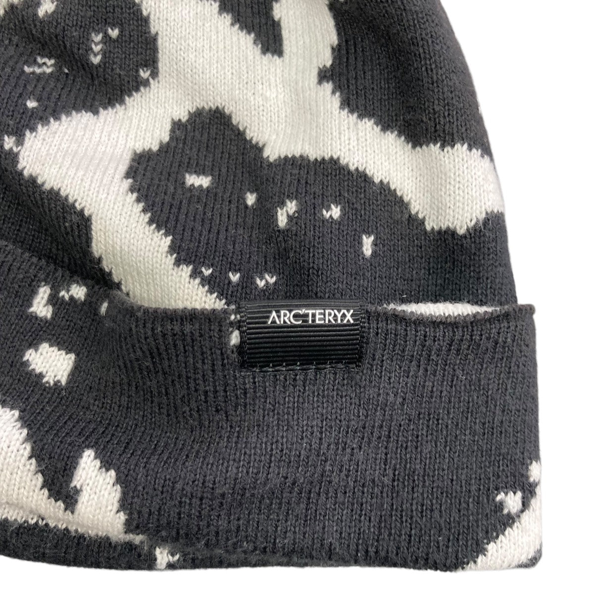 ARC'TERYX ニット帽 ブラック ホワイト ARC'TERYX(アークテリクス) ニット帽 ブラック×ホワイト｜【公式