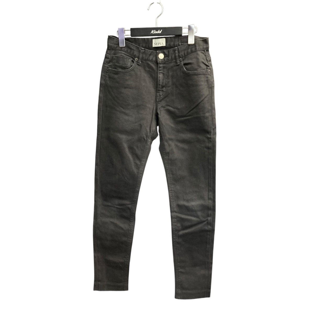 新品未使用※NEHERAネヘラ　パンツ　クロップド　ブラックデニム　34 新品未使用※NEHERAネヘラパンツクロップドブラックデニム34