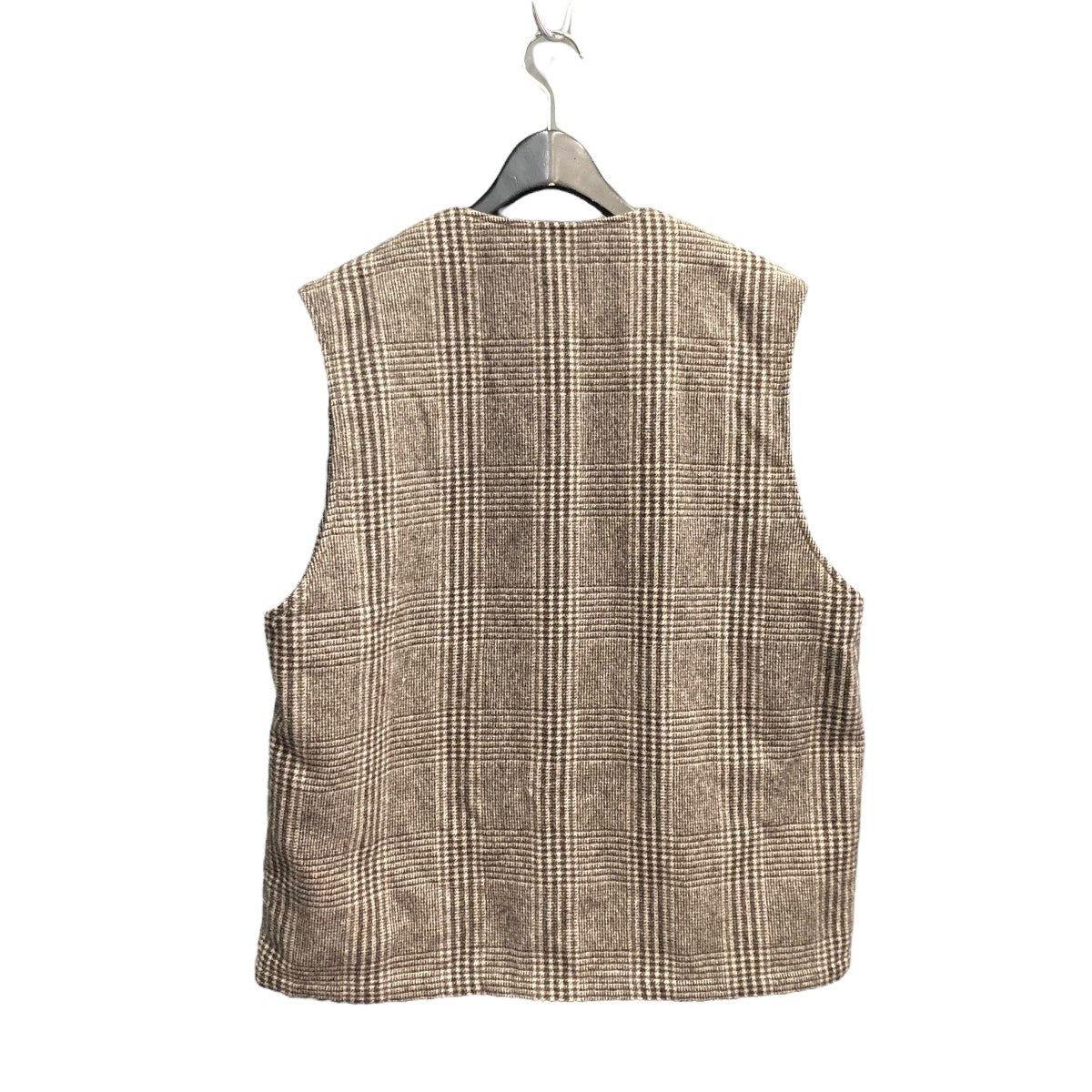 CHECK WOOL VESTSC2320-JK08