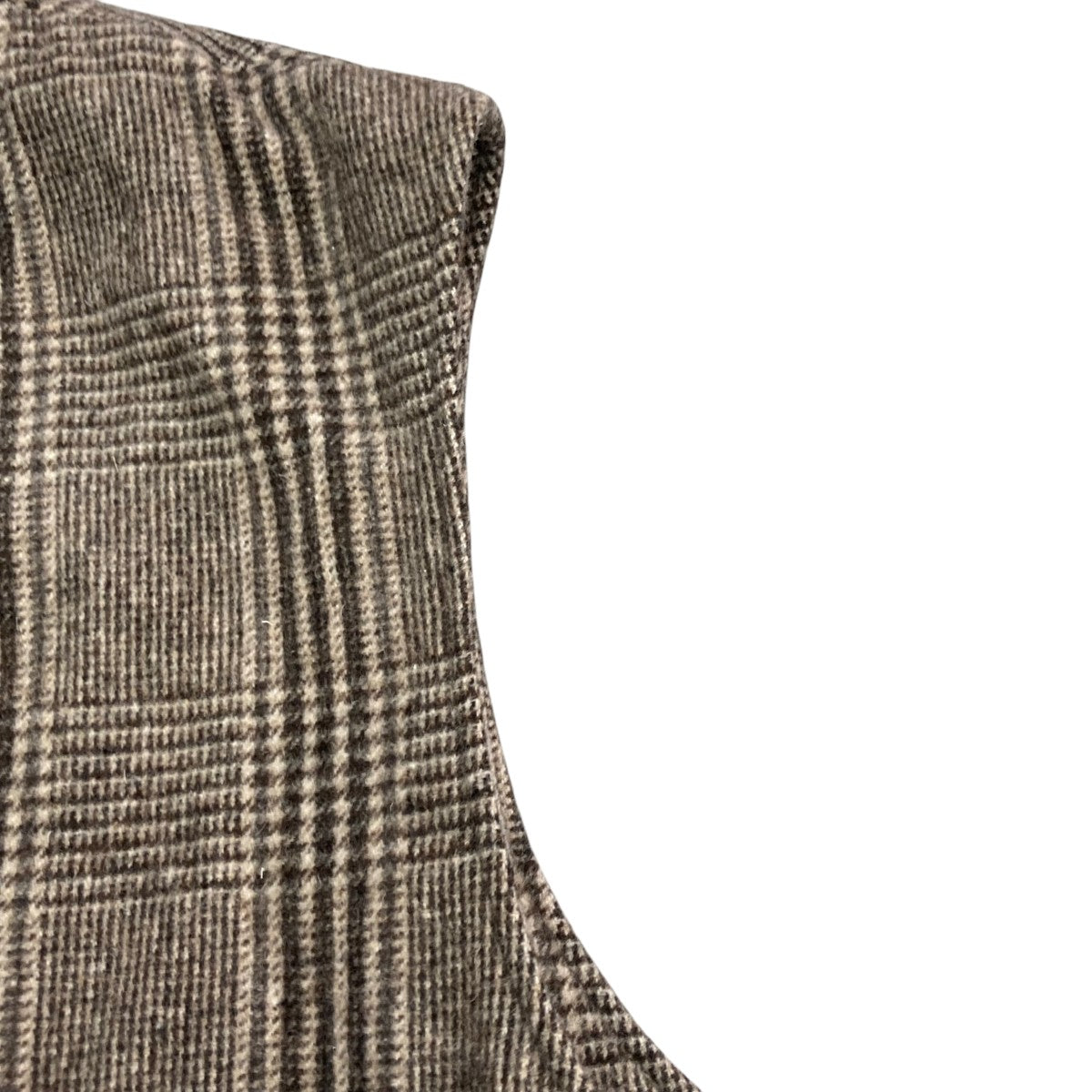 CHECK WOOL VESTSC2320-JK08