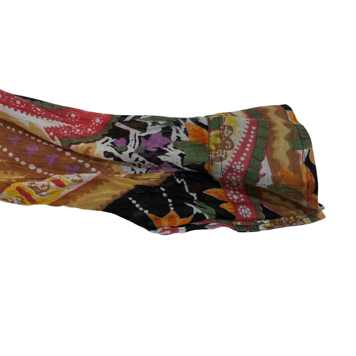 Western Shirt - Printed Cotton Lawn   Floral花柄シャツQV299