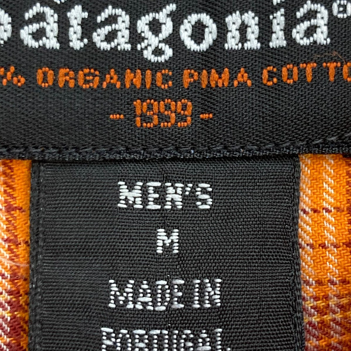 Patagonia(パタゴニア) 99年 ポルトガル製長袖シャツ オレンジ