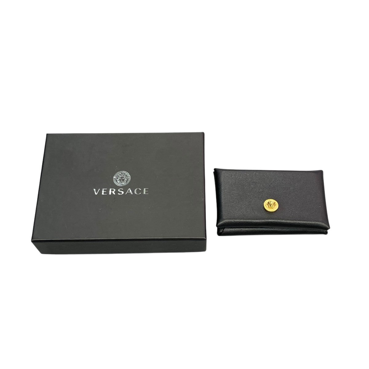 VERSACE(ヴェルサーチ) メドゥーサ名刺入れ ブラック｜【公式
