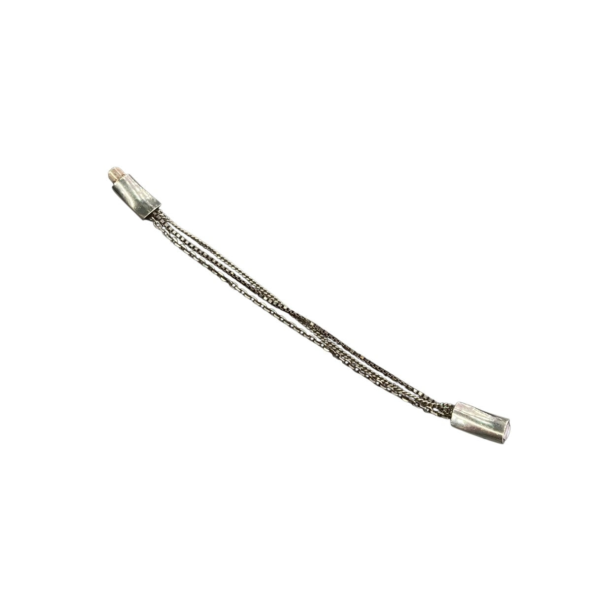 新品正規品 Bottega Veneta ディテール チェーンブレスレット シルバー/イエローゴールドディテール チェーンブレスレット| Bottega