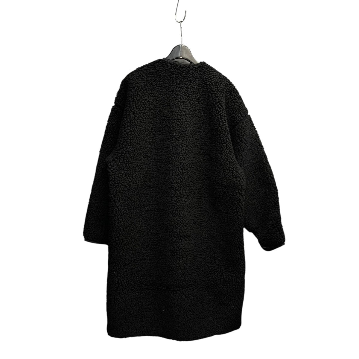 FAUX SHEARLING COATボアノーカラーコート192-17175 012
