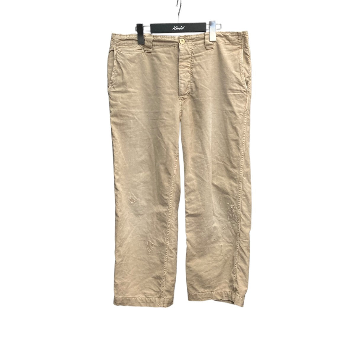 24AWWIDE CHINO PANTS CRASHワイドチノパンツ0124205008009