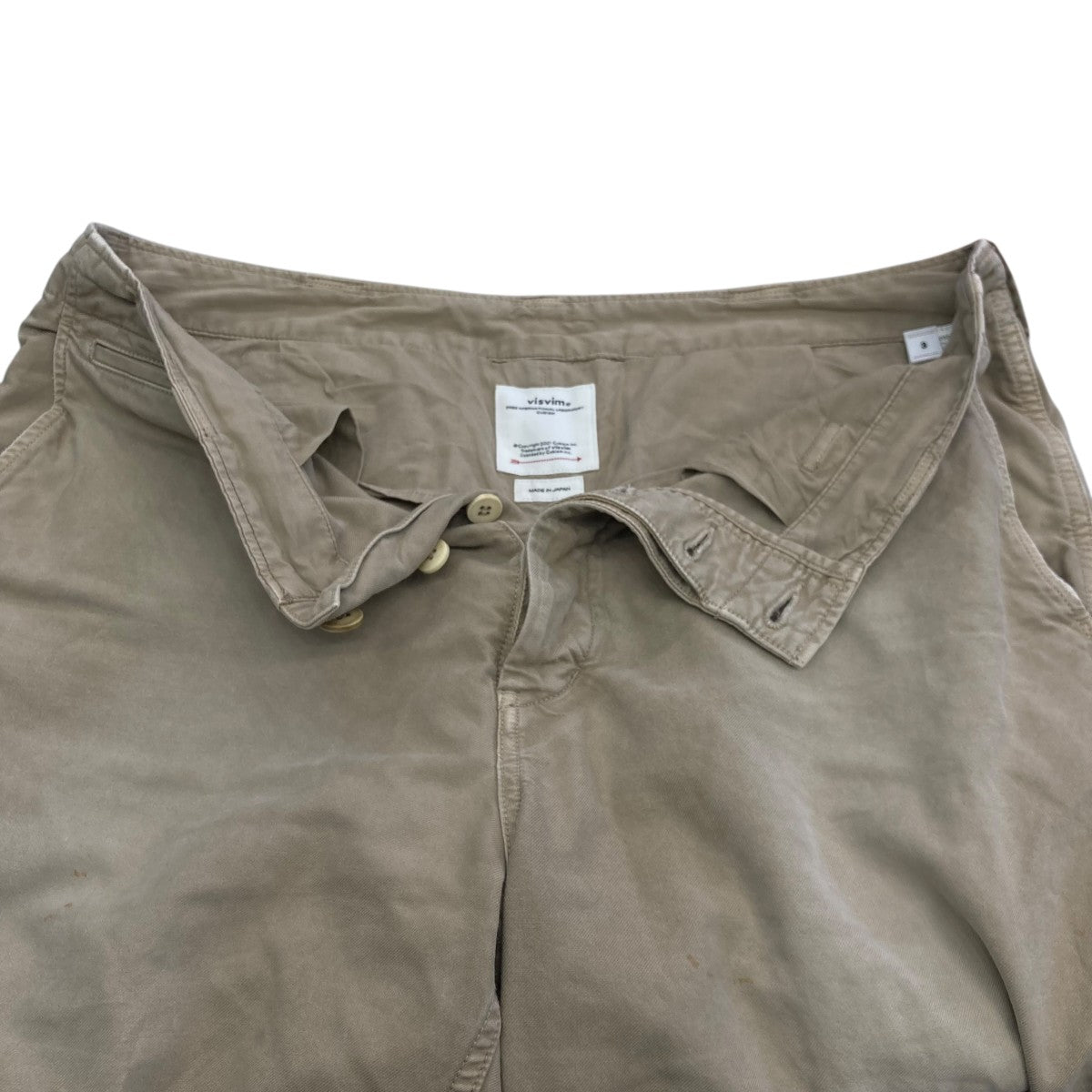 24AWWIDE CHINO PANTS CRASHワイドチノパンツ0124205008009