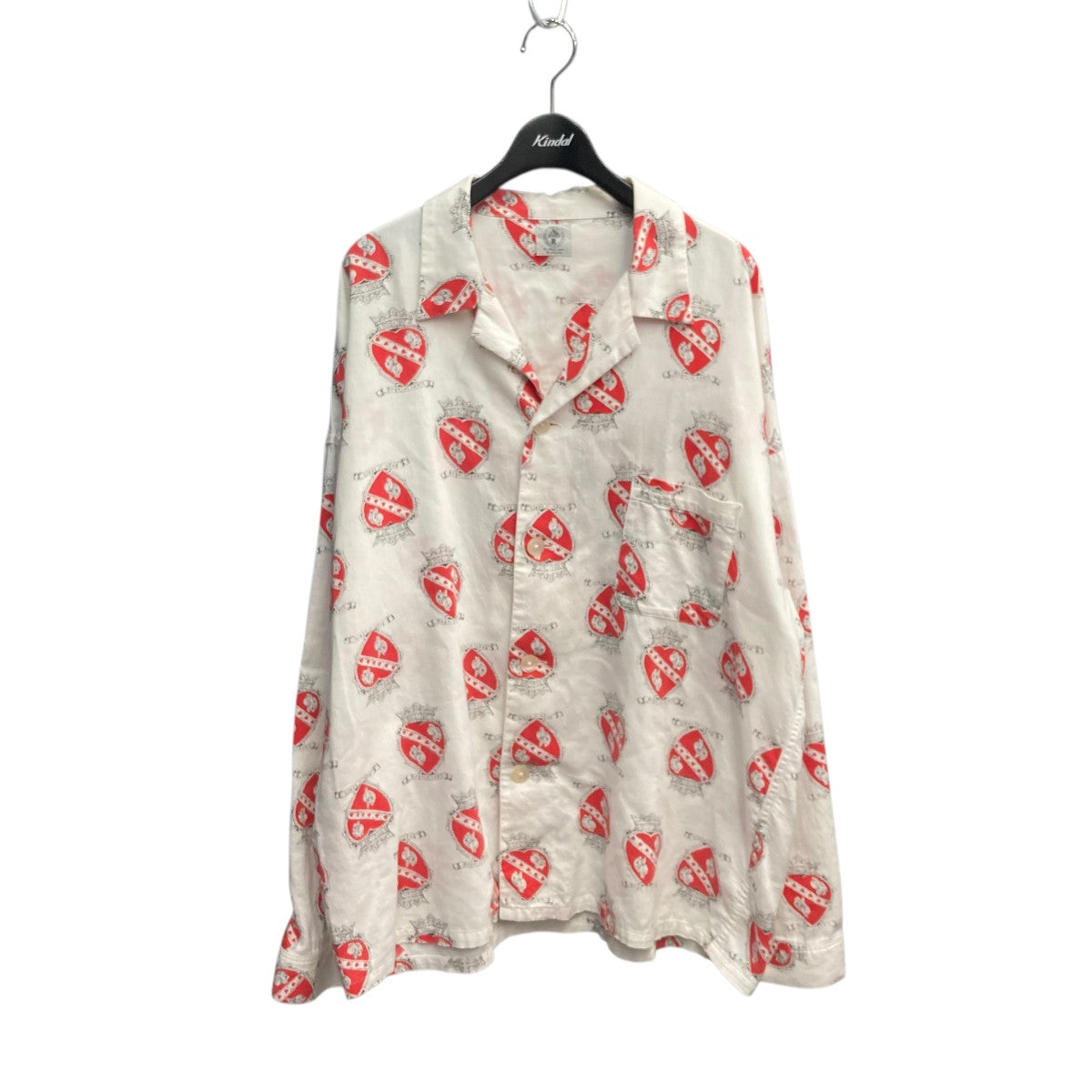 21SSPAJAMA SHIRT HEARTレギュラーカラーシャツSM-S21-0000-031
