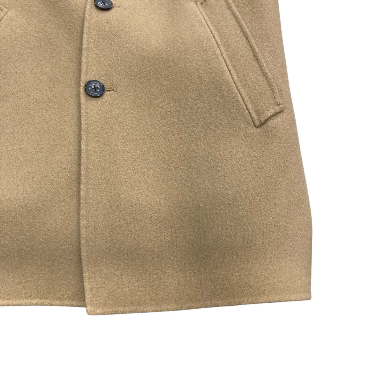 KOLOR(カラー) DOUBLE CLOTH MELTON COATカシミヤ混メルトン