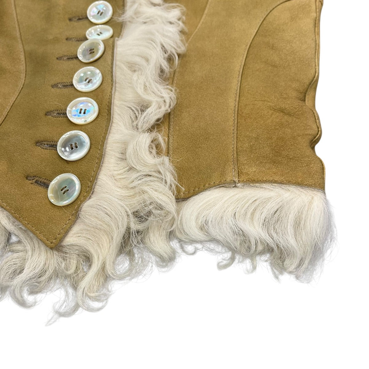 JOHN GALLIANO(ジョンガリアーノ) レザージャケット ブラウン サイズ