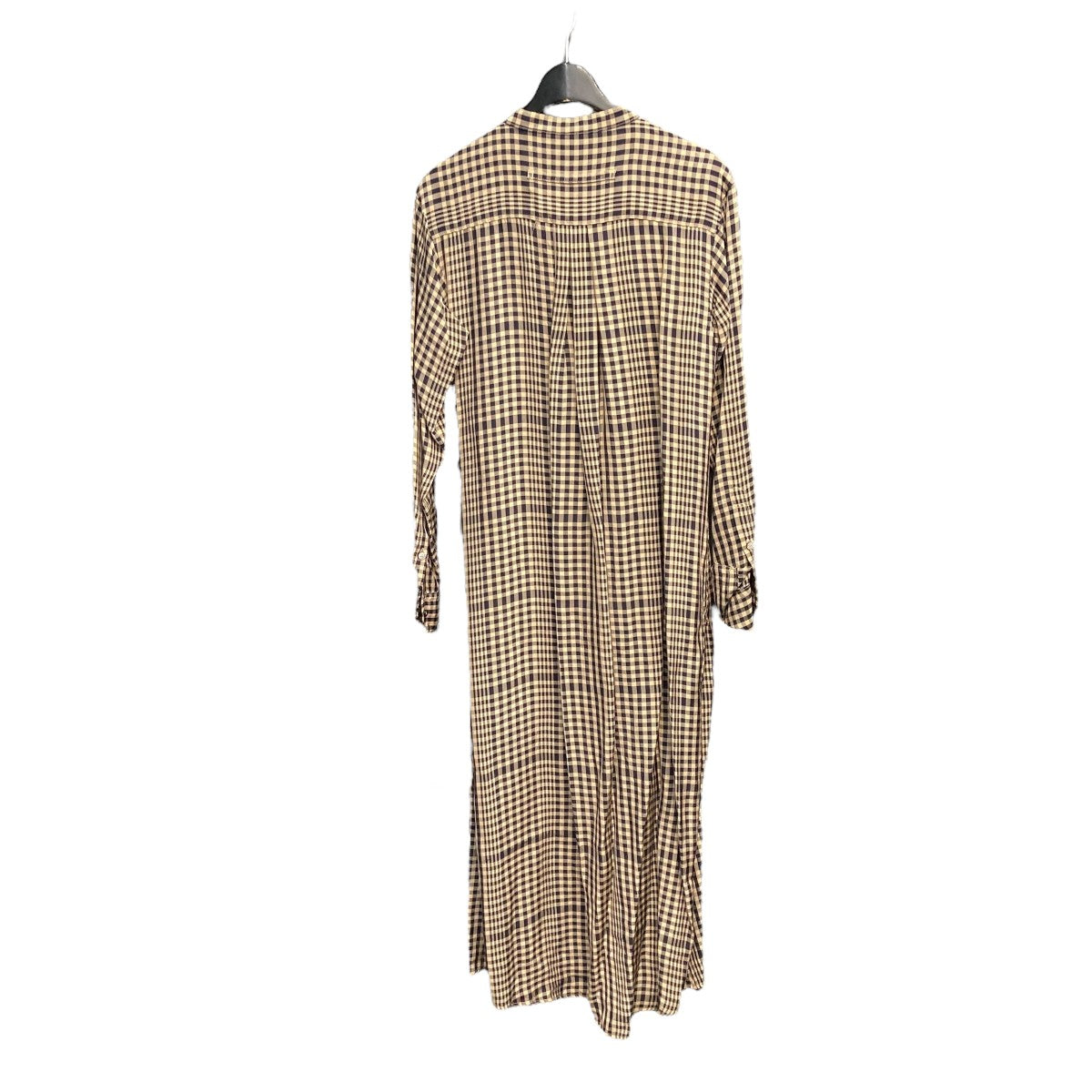 美品▲TICCA ティッカ / バンドカラーウール 長袖シャツ▲キャメル 美品△TICCA ティッカ / バンドカラーウール 長袖シャツ