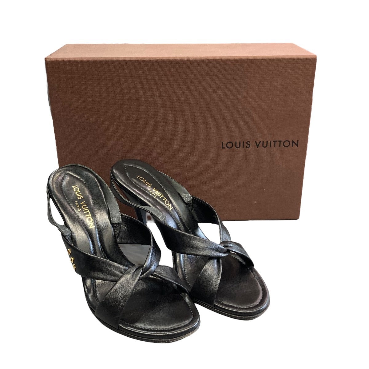 LOUIS VUITTON(ルイヴィトン) ミュール ブラック サイズ 35
