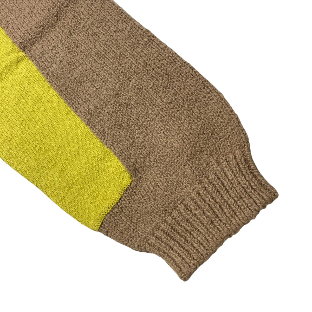 YOKE(ヨーク) 24SSIntarsia Crewneck Sweaterバイカラーセーター