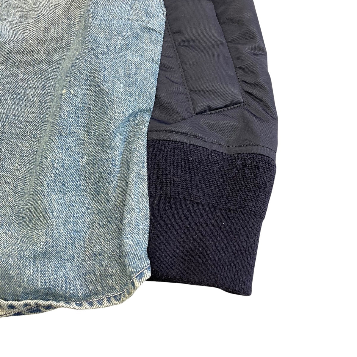 sacai(サカイ) 21AWドッキングデニムシャツジャケットデニム