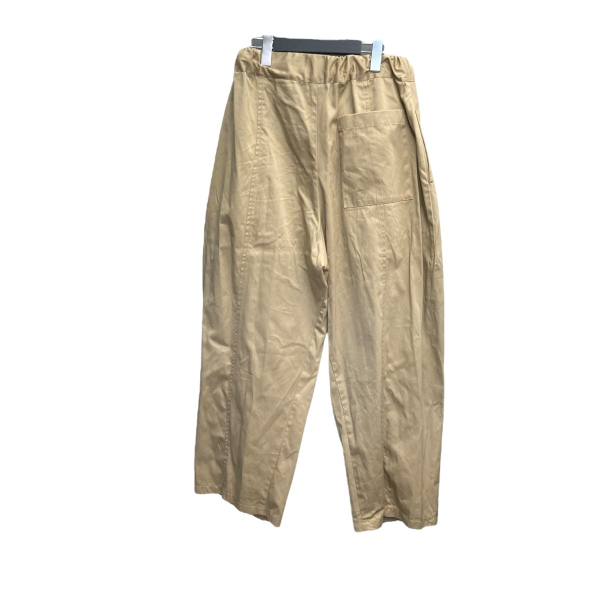 SAGENATION ボックスプリーツトラウザーズ/Mサイズ/ベージュ SAGE NATION ボックスプリーツパンツ