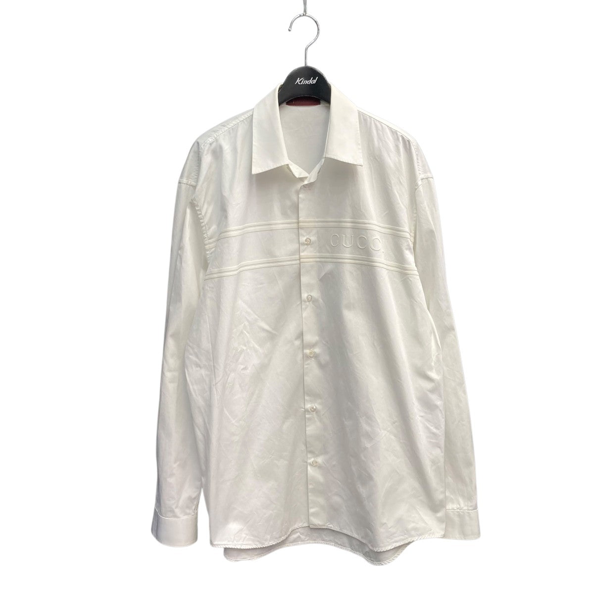 偉大な GUCCI(グッチ) レギュラーカラーシャツ784019 784019 ホワイト トップス
