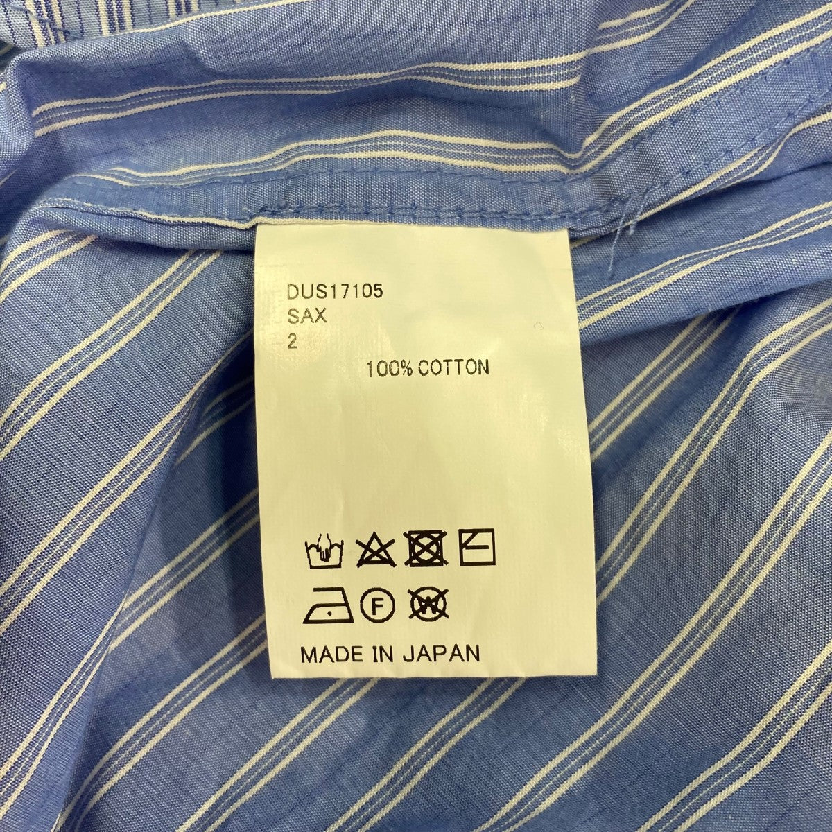 クリーニング済　DRESSEDUNDRESSED XXL PINSTRIPE DRESSEDUNDRESSED(ドレスドアンドレスド) XXL PINSTRIPE COLOR
