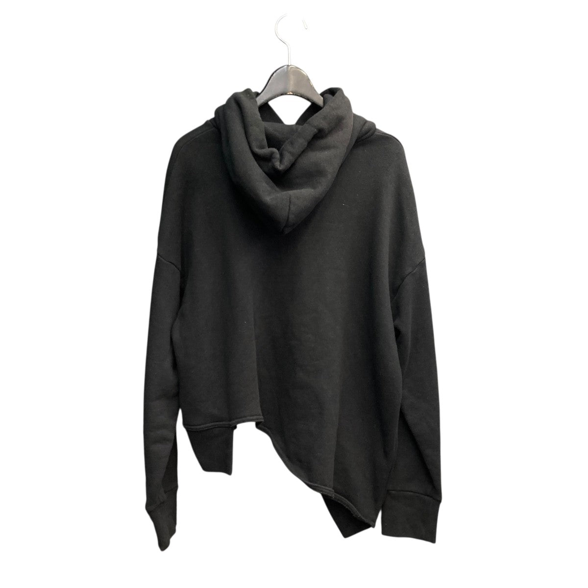 UN3D．(アンスリード) HEM CUT SHORT HOODIEプルオーバー