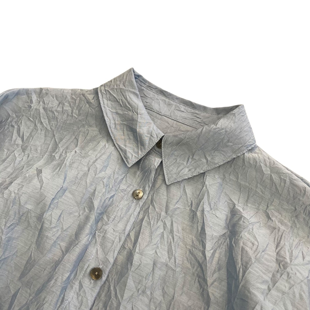 Organdy Overlap Back Shirtシアーシャツls24331t