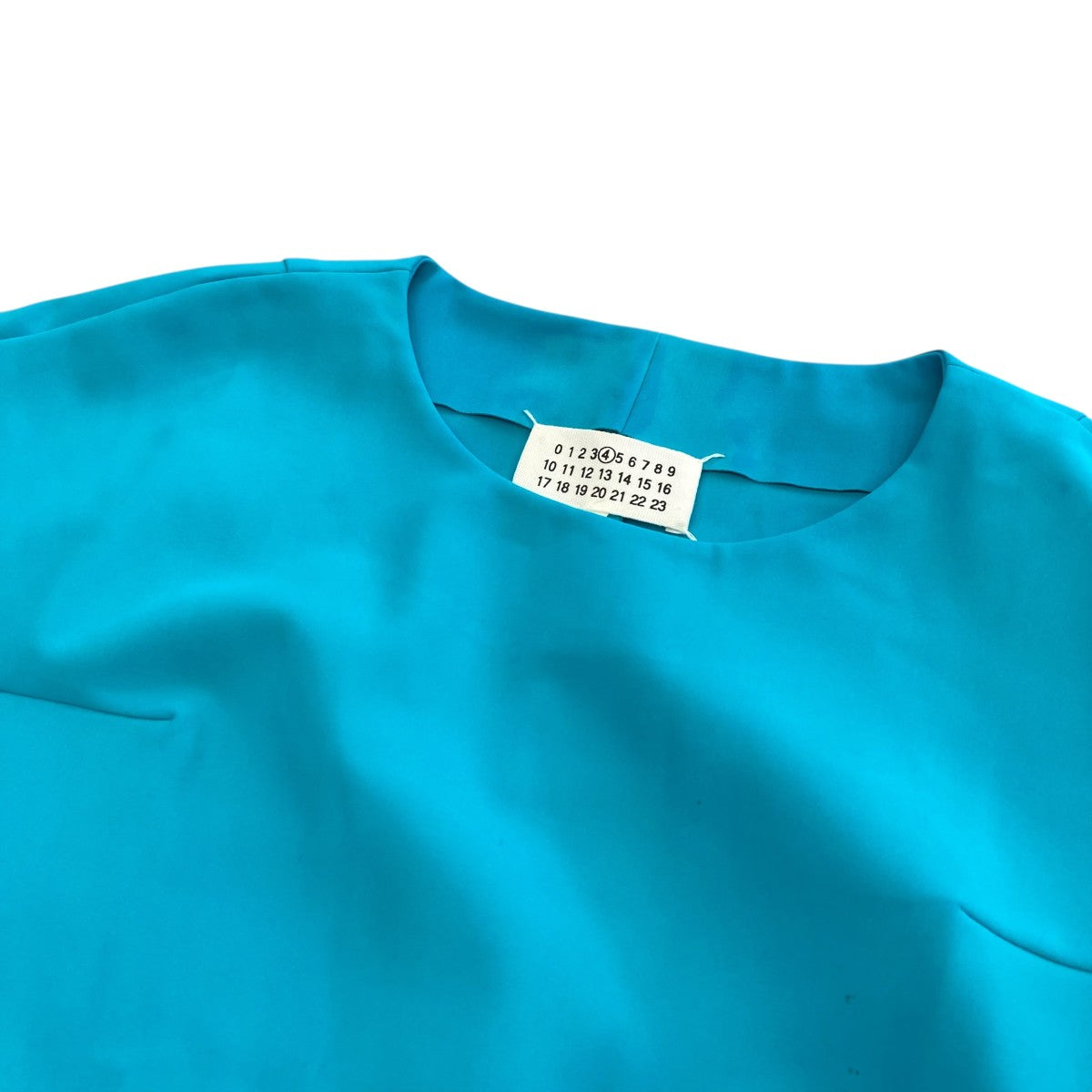 メゾンマルタンマルジェラ Maison Martin Margiela 14SS 半袖ブラウス S31GC0406 S22264 ブルー サイズ：S Maison Martin Margiela(メゾンマルタンマルジェラ) 14SS半袖