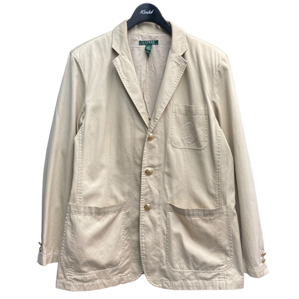 美品　ラルフローレン　 テーラードジャケット　コットン　 ジャケット LAUREN RALPH LAUREN(ローレン ラルフ ローレン) コットン