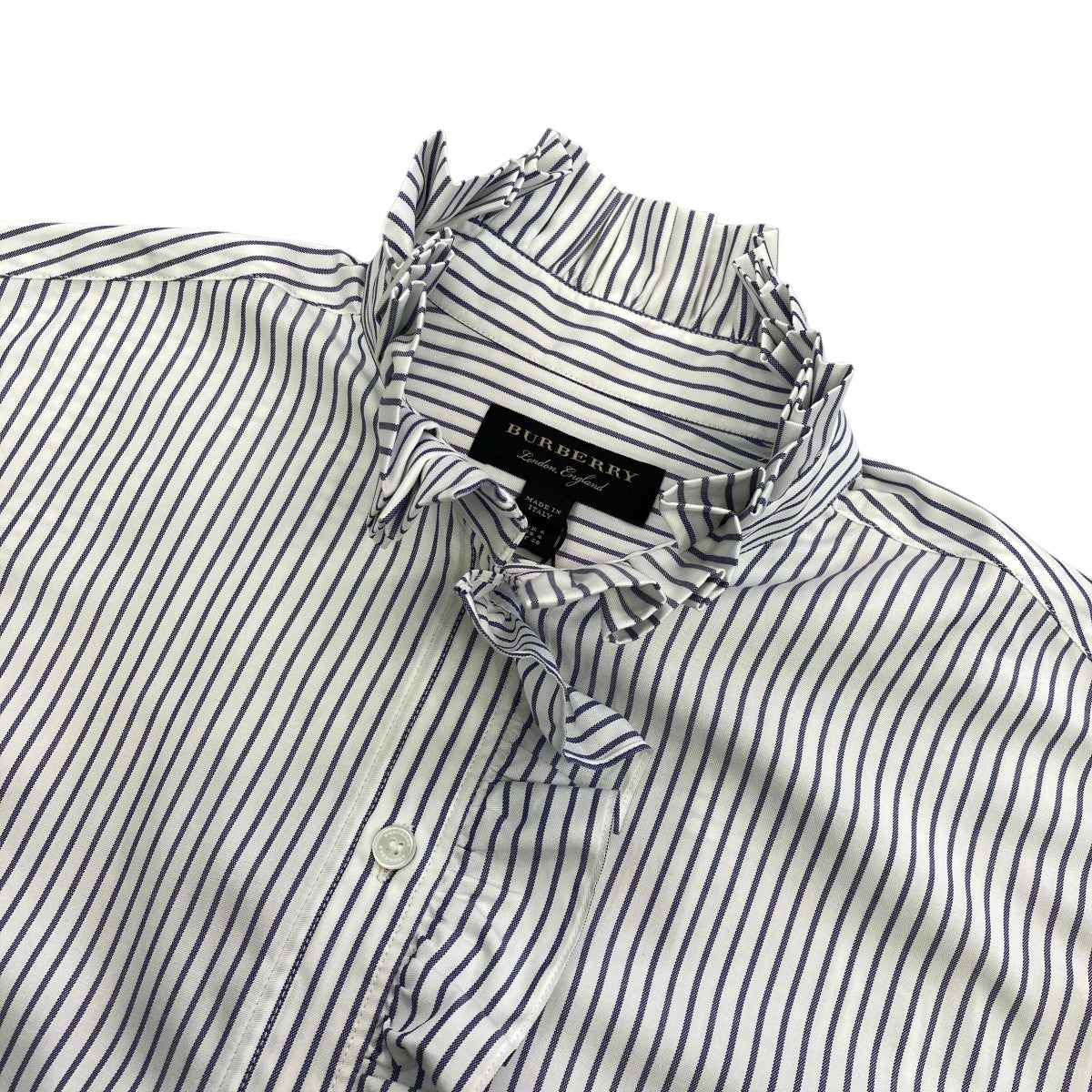 BURBERRY LONDON(バーバリーロンドン) ストライプフリルシャツ