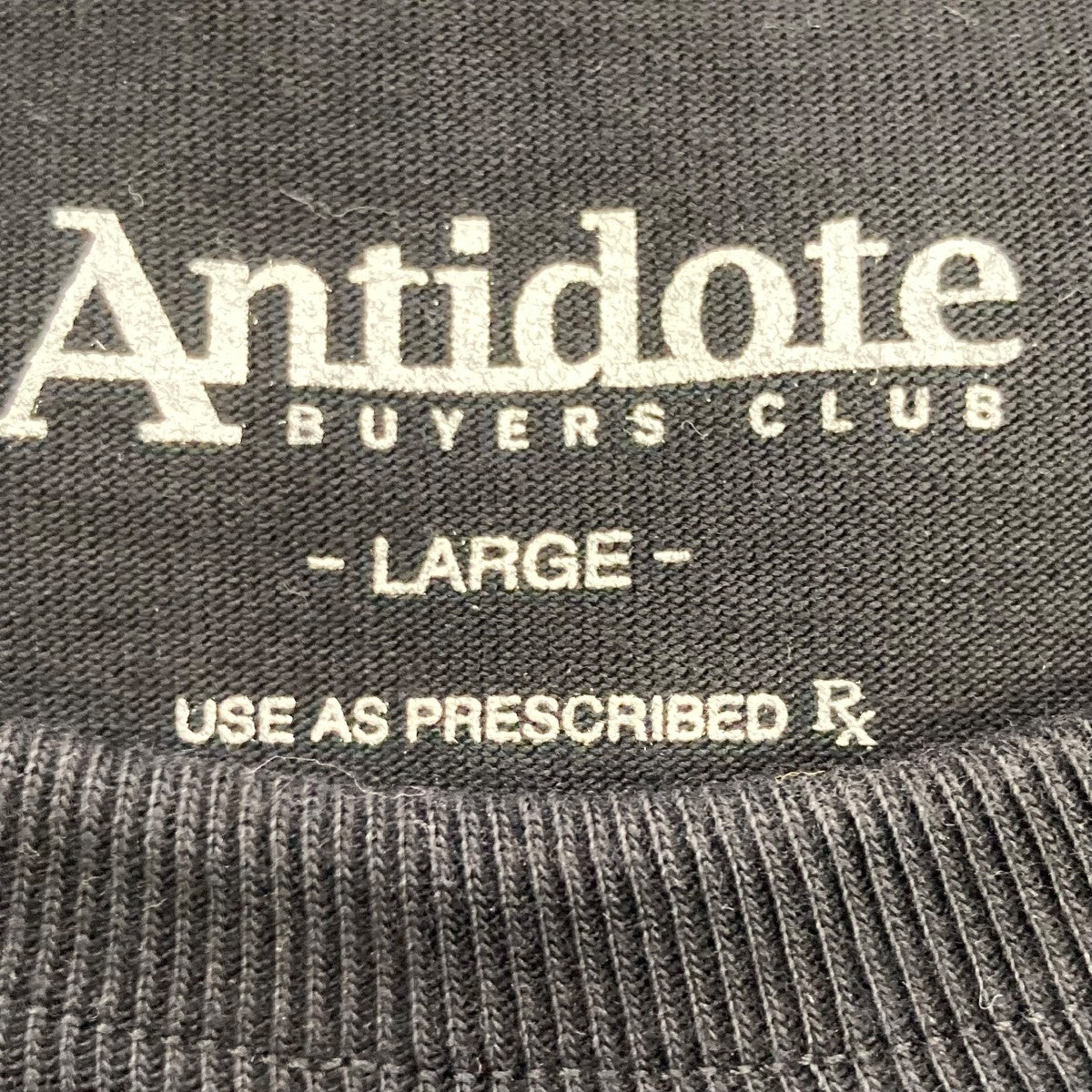 ANTIDOTE BUYERS CLUB(アンチドート) 半袖Tシャツ ブラック