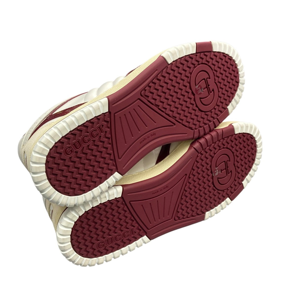GUCCI(グッチ) リウェブレザースニーカー786186 786186 ホワイト