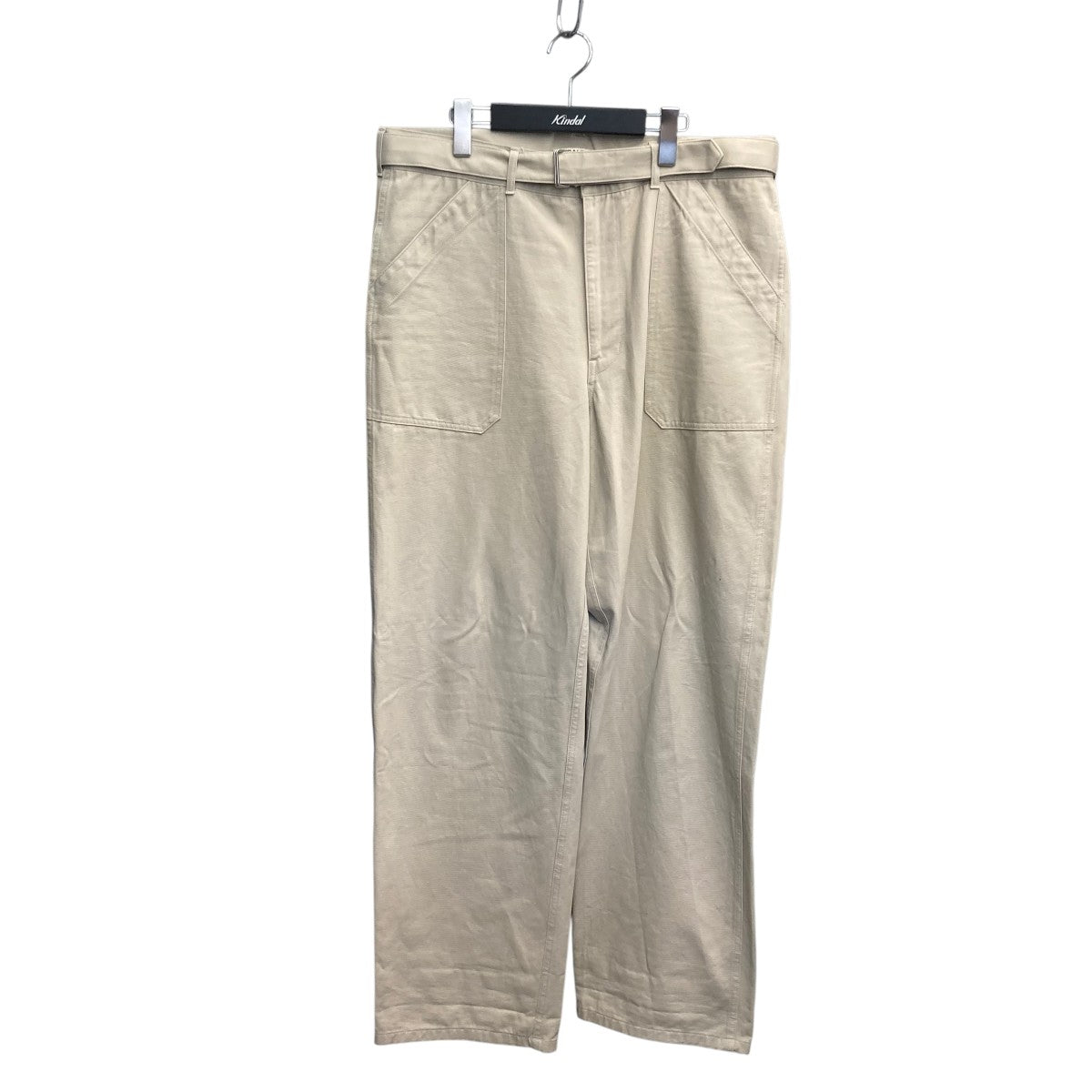 AURALEE(オーラリー) HARD TWIST FINX HEAVY CHINO BELTED PANTS