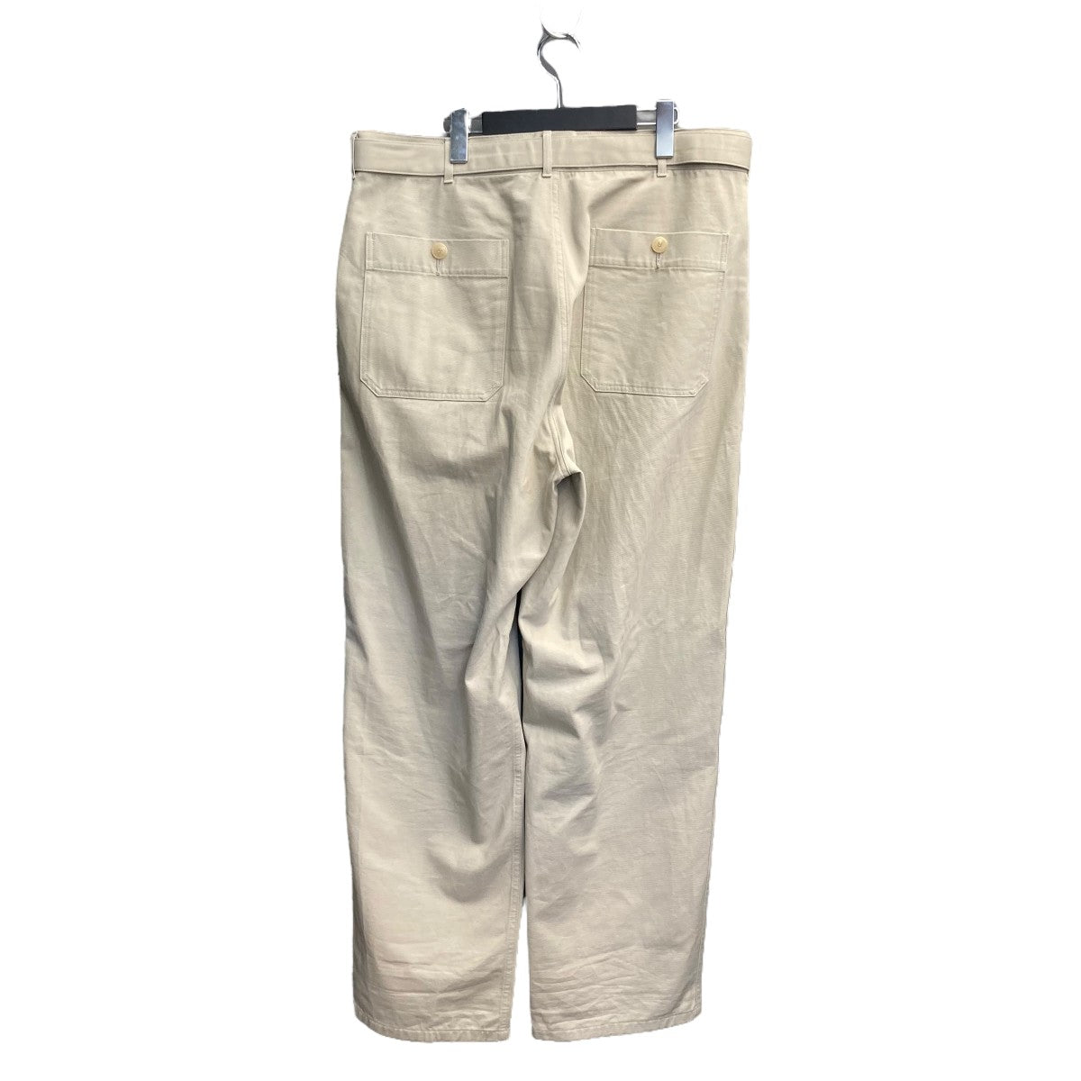 AURALEE(オーラリー) HARD TWIST FINX HEAVY CHINO BELTED PANTS