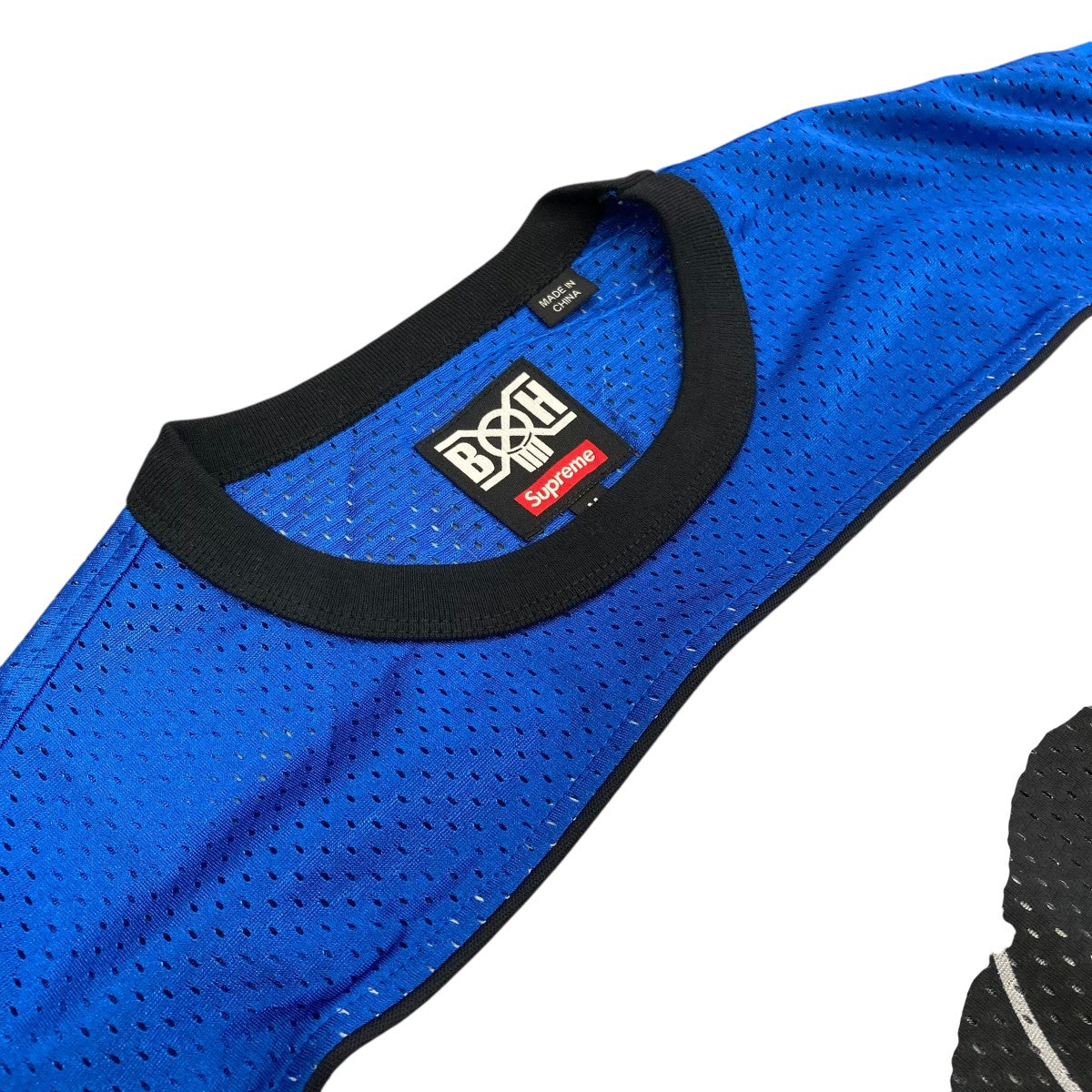 supreme Jersey ゲームシャツ サイズM Supreme×BOUNTY HUNTER MESH MOTO JERSEYゲームシャツ ホワイト