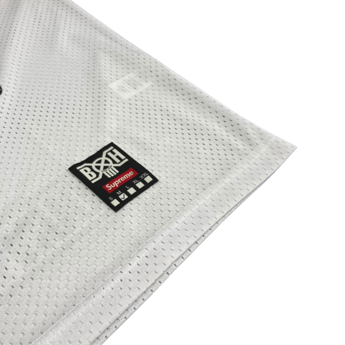 supreme Jersey ゲームシャツ サイズM Supreme×BOUNTY HUNTER MESH MOTO JERSEYゲームシャツ ホワイト