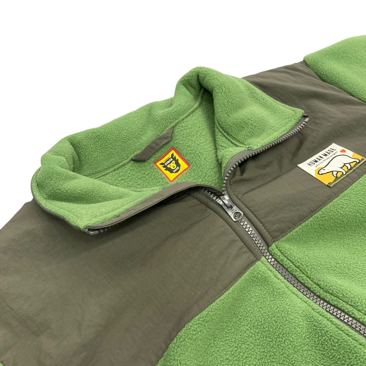 FLEECE JACKET GREENフリースジャケット