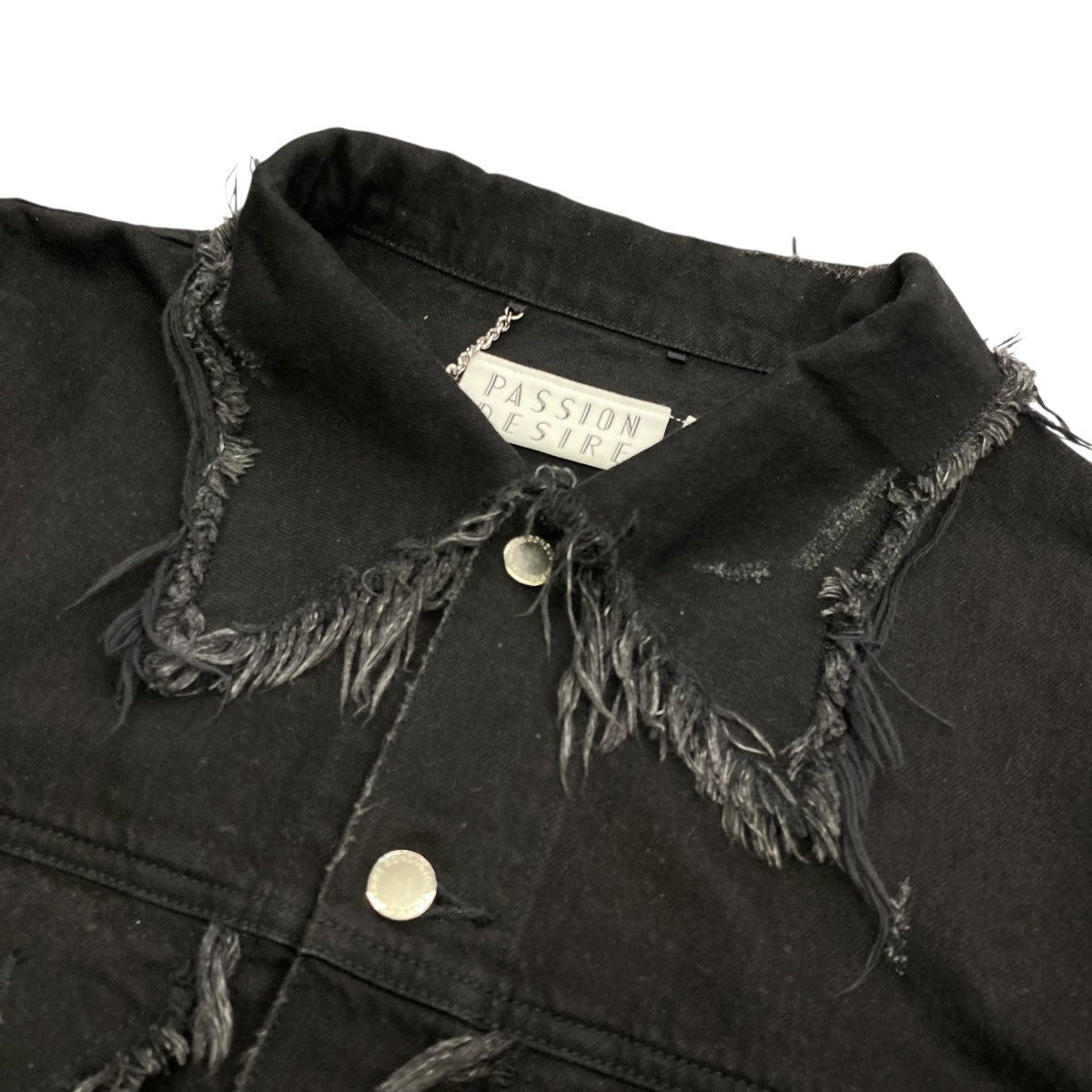 el conductorHコンダクター LACE UPダメージ デニムジャケット el conductorHコンダクター LACE UPダメージ デニムジャケット