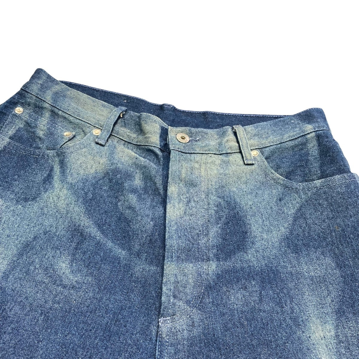 STRAIGHT LEG BONE DENIM SHORTSデニムパンツOMYC016S23DEN001