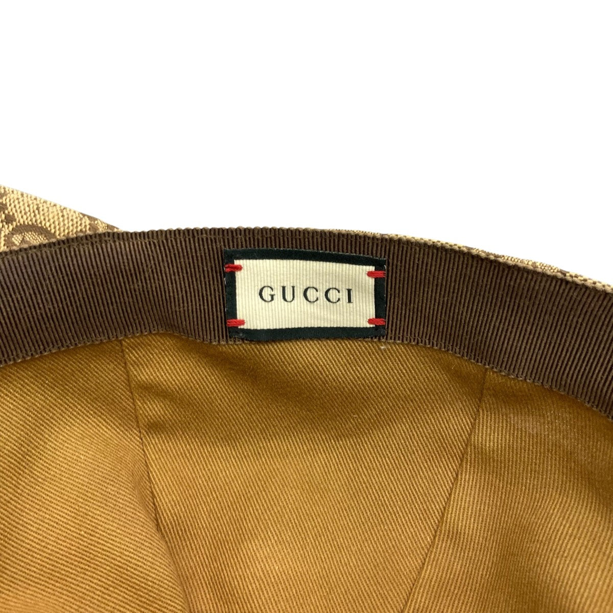 最終値下げ　グッチ　GUCCI　キャップ　総柄　ブラウン　M　58cm GUCCI グッチ キャップ[品番：SESB0024129]｜Riverall