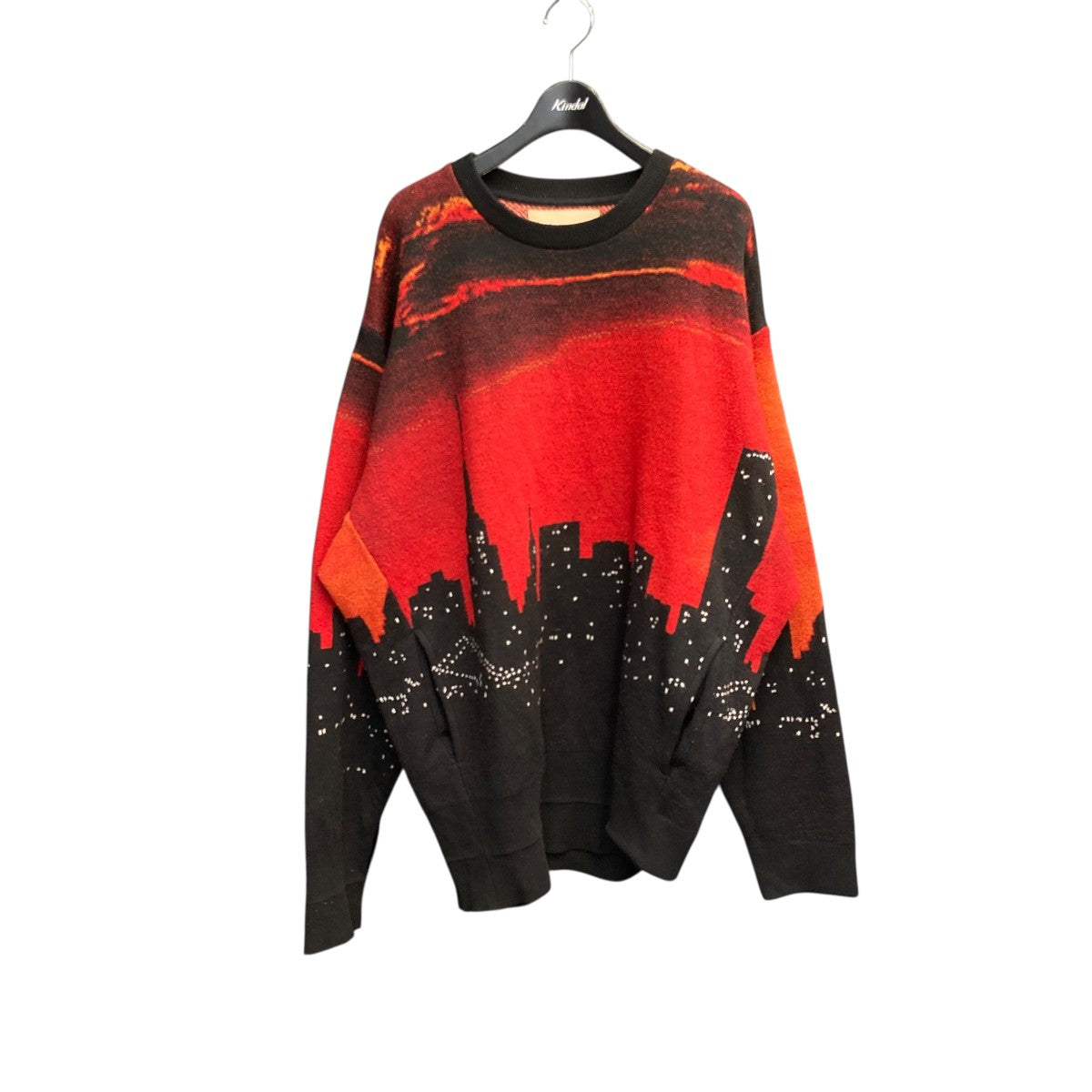 BUSCEMI Skyline Knitクルーネックニット19-080-610-1021-3-0 古着・中古-1枚目のアイテム画像