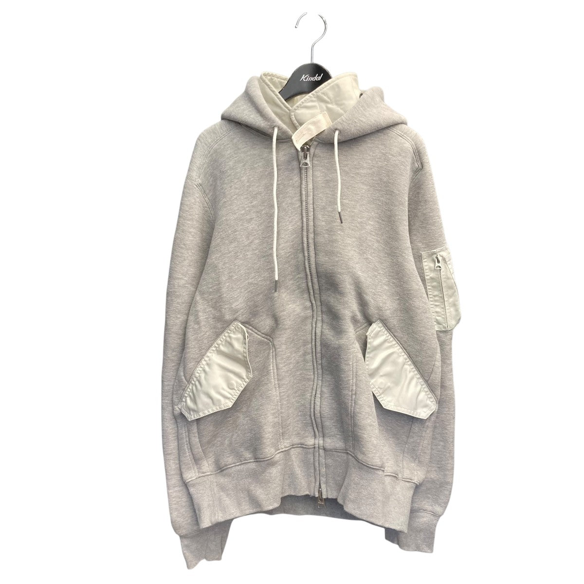 sacai(サカイ) 21AWSponge Sweat Hoodieジップパーカー21-02638M