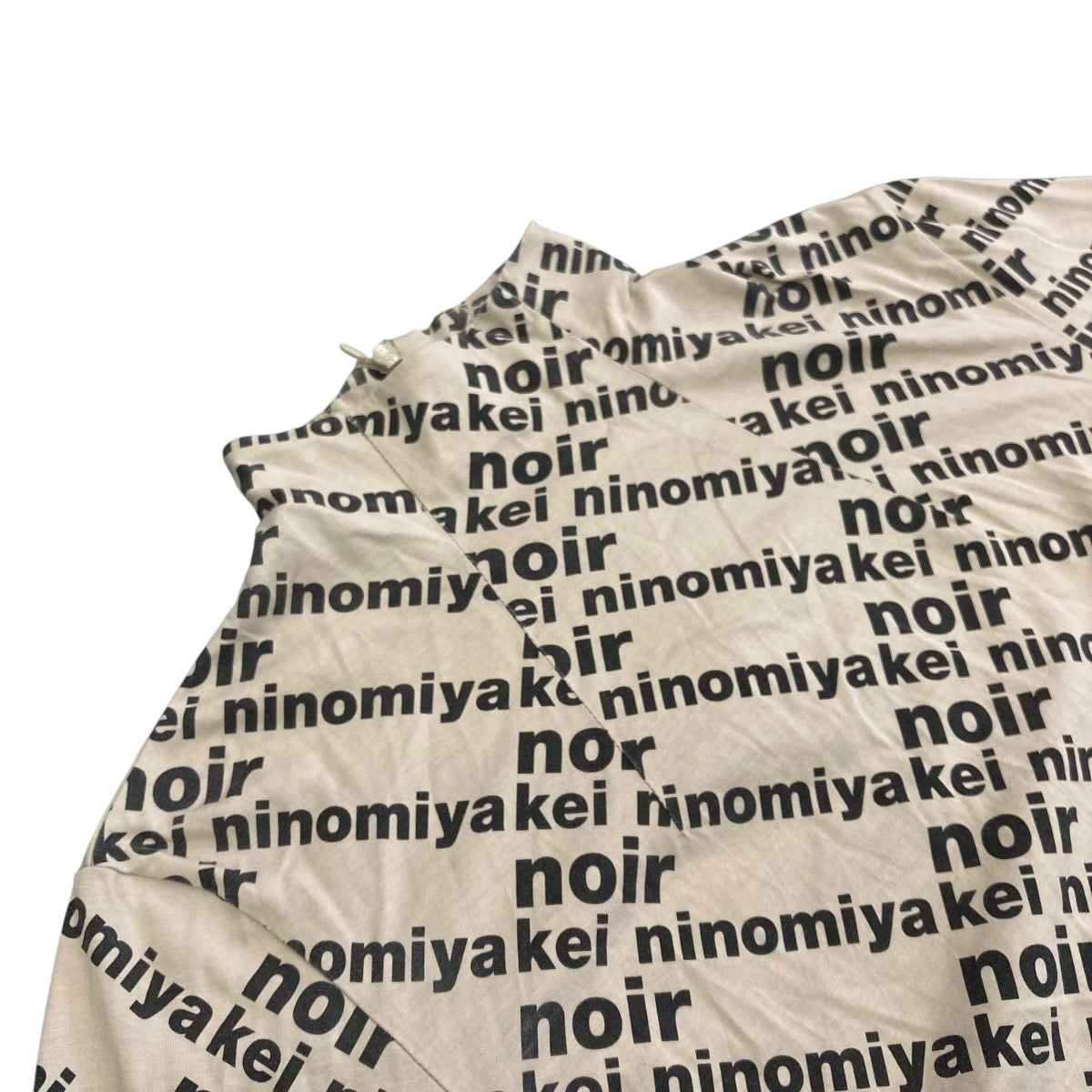 ノワールケイニノミヤ  kei ninomiya 23SS ストレッチ ハイネック カットソー 長袖 M ターコイズブルー 青 3K-T007 レディース ノワールケイニノミヤ kei ninomiya 23SS ストレッチ ハイネック