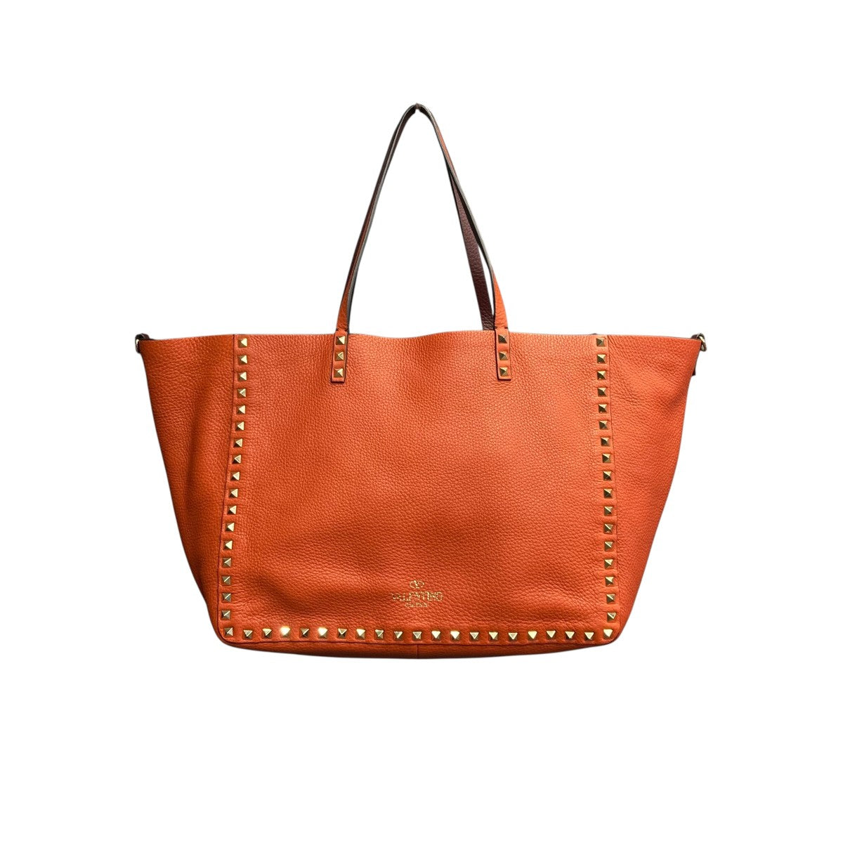 VALENTINO ロックスタッズ リバーシブルトートバッグ 古着・中古-1枚目のアイテム画像