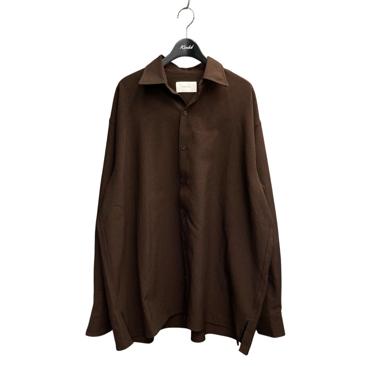 soerte オーバーサイズロングスリーブシャツ Oversize L/S basic shirt /オーバーサイズロングスリーブシャツ