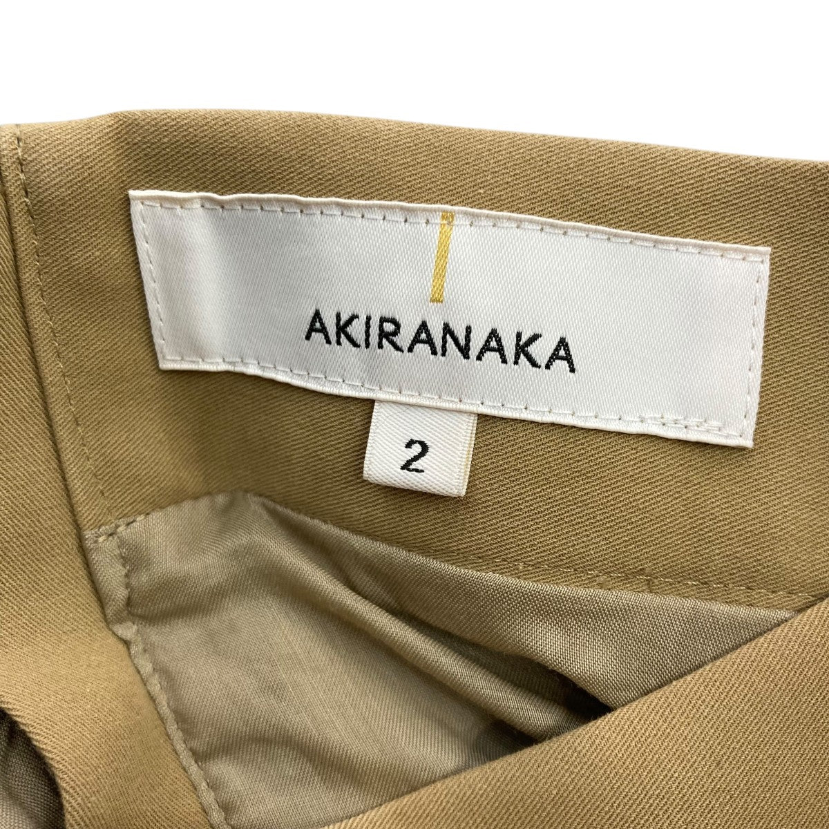 タグ付✨AKIRA NAKA アキラナカ レイヤードカラー スカート ベージュ AKIRA NAKA(アキラナカ) 変形スカートAW2202-BE AW2202-BE