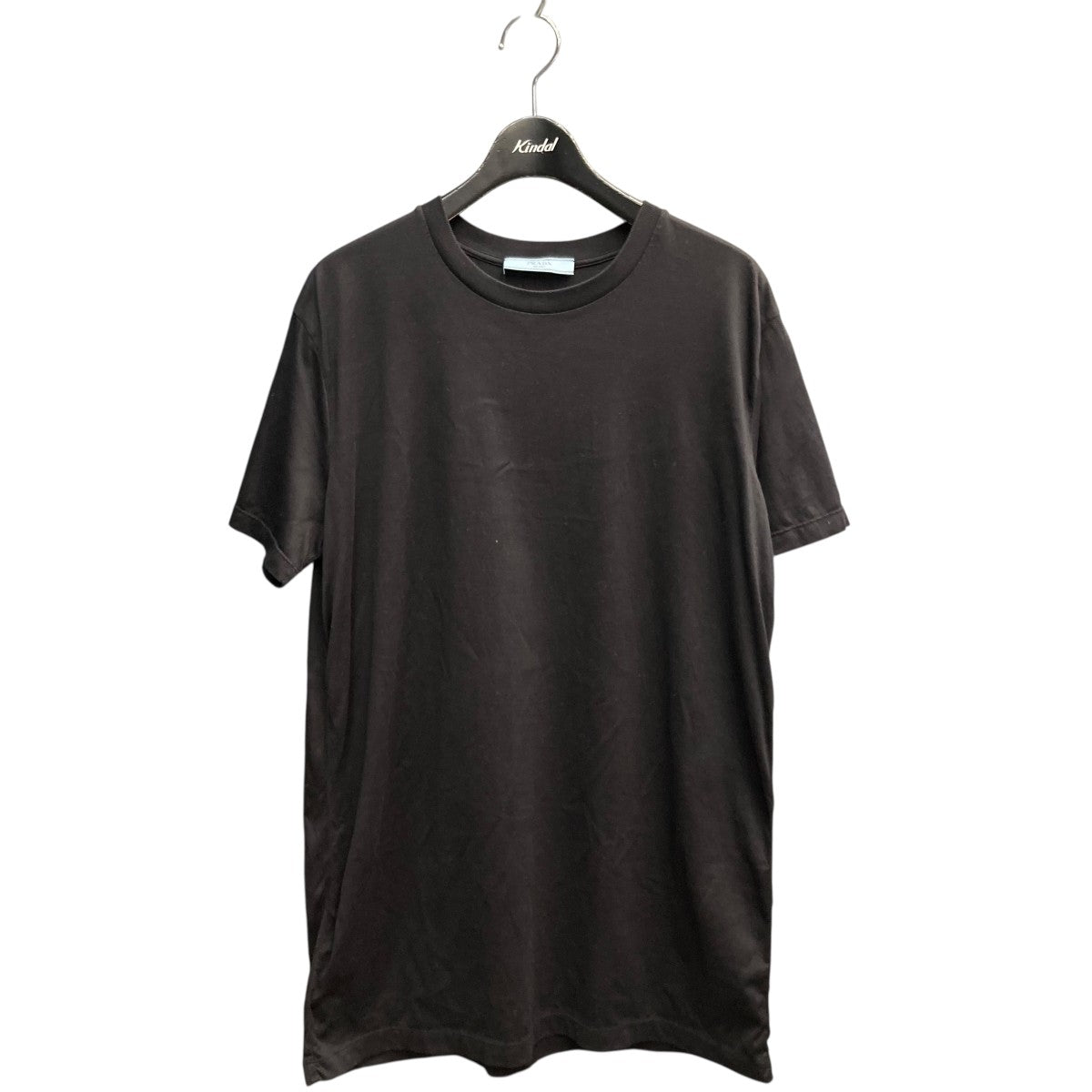 値*読様 prada レーヨン　半袖カットソー　切り替え PRADA(プラダ) 半袖カットソー135520 135520 ブラック サイズ L