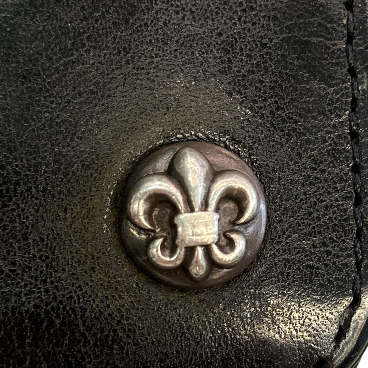 CHROME HEARTS(クロムハーツ) 1ZIP フレアボール財布 ブラック