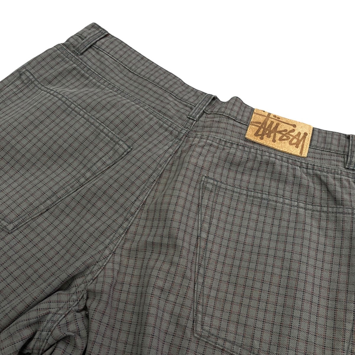stussy(ステューシー) Check Big OLチェックボタンフライパンツ